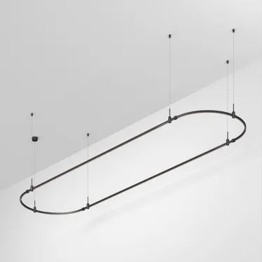 Трек ART-APRIORI-OVAL-HANG-4000x1000 (BK) (ARL, IP20 металл, 3 года)
