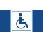 Знак безопасности BL-4020.D01''Символ доступ. для инвалидов''