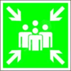 Знак безопасности PP-17174.E21''Пункт (место) сбора''