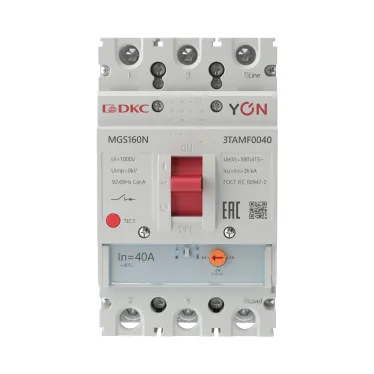 Выключатель автоматический YON MGS160 3P 32-40A 36kA