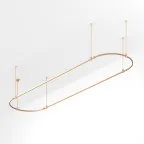                  Трек ART-APRIORI-OVAL-ROD-800-4000x1000 (GD) (ARL, IP20 металл, 3 года)
               