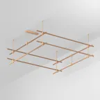 Трек ART-APRIORI-QUADRAT-2-ROD-400-2000x2000 (GD) (ARL, IP20 металл, 3 года)