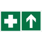                  Знак безопасности BL-3517.EC16''Аптечка первой медицинской помощи прямо''
               