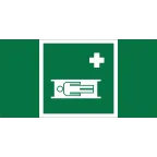                  Знак безопасности BL-2010B.EC02''Средства выноса (эвакуации) пораженных''
               