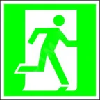 Знак безопасности PP-17174.E01-02''Выход здесь (правосторонний)''