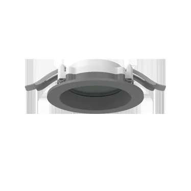 Светильник светодиодный DL-01 Pro 100 мм 8 Вт 4000 К CRI90 120х49 мм IP65/40 RAL7045 серый муар с защитным силикатным стеклом аварийный автономный постоянного действия