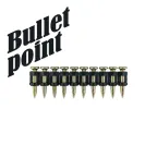 Гвозди усиленные по бетону и металлу CN EG bullet point 3,05х22 мм (1000 шт)
