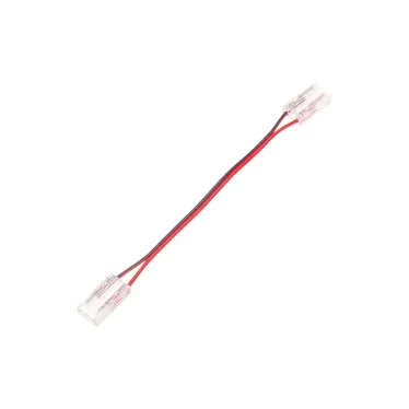 Коннектор I-образный гибкий для одноцветной светодиодной ленты COB 8мм