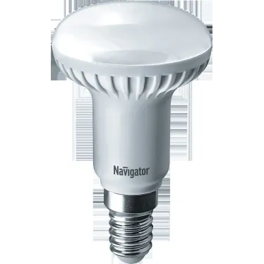 Лампа светодиодная LED зеркальная 5вт E14 R50 теплая