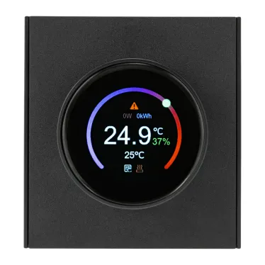 STRONG Термостат электронный с индикацией Wi-Fi скрытой установки антрацит