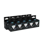 Лампа светодиодная LED 9 Вт 830 лм 6500К AC150-265В GU5.3 софит MR16 холодная Black