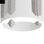 Светильник светодиодный административный офисный ДСО33-60-301 Horizon Ring v2 940