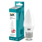                  Лампа светодиодная C35 свеча 7Вт 230В 4000К E27 IEK
               