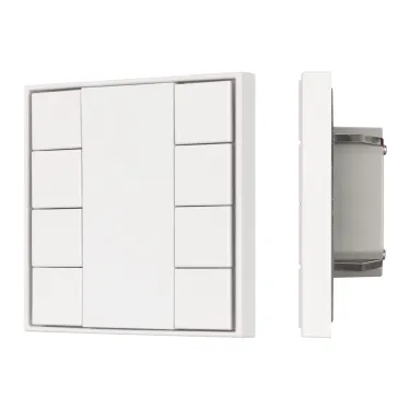 Панель кнопочная KNX-301-22-8-SH-IN White (BUS, Frame) (IARL, IP20 Пластик, 3 года)