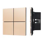                  INTELLIGENT ARLIGHT Кнопочная панель KNX-304-23-IN Champagne (BUS, Frameless) (IARL, IP20 Металл, 2 года)
               