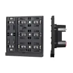 Панель управления кнопочная INTELLIGENT ARLIGHT KNX-303-22-IN Black (Bus) (IARL, IP20 пластик, 2 года, механизм)