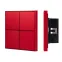 INTELLIGENT ARLIGHT Кнопочная панель KNX-304-23-IN Rose Red (BUS, Frame) (IARL, IP20 Металл, 2 года) | 039668 | Arlight