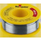 Припой NEM-Pos05-63K-1-K50 (ПОС-63, катушка, 1 мм, 50 гр) Navigator