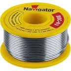 Припой NEM-Pos05-63K-1-K100 (ПОС-63, катушка, 1 мм, 100 гр) Navigator