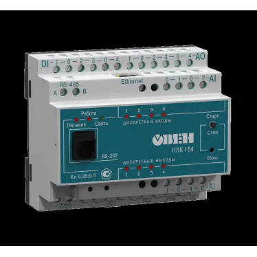 Контроллер программируемый логический ПЛК154-220.У-L | 11924 | ОВЕН