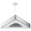 Светильник LED Geometria Delta SPO-153-W-40K-030 30Вт 4000К 2100Лм IP40 600х80 белый подвесной драйвер внутри