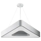 Светильник LED Geometria Delta SPO-153-W-40K-030 30Вт 4000К 2100Лм IP40 600х80 белый подвесной драйвер внутри