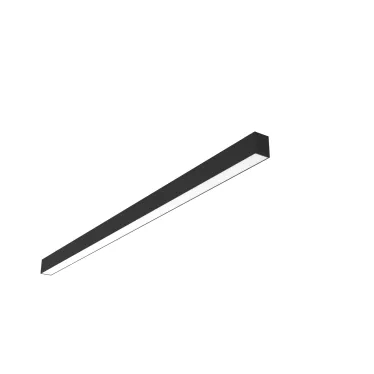 Cветильник cветодиодный Angusta 1009x35x45мм накладной 35 Вт 4000 К IP40 RAL9005 черный муар с рассеивателем опал аварийный автономный постоянного действия