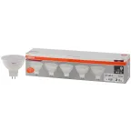 Лампа светодиодная LED 10 Вт GU5.3 4000К 800Лм спот 220 В (замена 75Вт) OSRAM упаковка 5 шт
