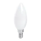 Лампа светодиодная LED 15вт Е14 белый матовая свеча FILAMENT