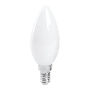 Лампа светодиодная LED 15вт Е14 белый матовая свеча FILAMENT