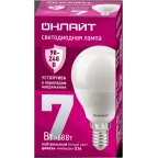 Лампа светодиодная 7вт OLL-G45-7-230-4K-E14-FR PRO 90-240В ОНЛАЙТ