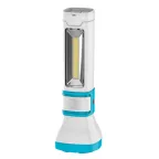 Фонарь ручной аккумуляторный 3W + 2W COB LED, аккум. 4V 1,2 Ah, 180Lm - 3 часов, 200 Lm - 6 часов