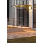 Светильник светодиодный ДБО-25Вт 4000К NERO Flex Черный Microwave sensor