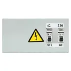Ящик с понижающим трансформатором ЯТП 0,25кВА 220/42В (2 автомата) EKF Basic | yatp0,25-220/42v-2a | EKF