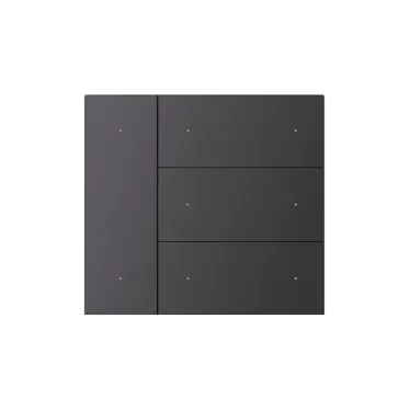 Накладка панели INTELLIGENT ARLIGHT KNX-23-4G-SUF Dark Grey (Backlight) (IARL, IP20 металл, 2 года)