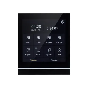Панель управления сенсорная с дисплеем INTELLIGENT ARLIGHT KNX-113-40-MULTI-V4-IN (20-30V) (IARL, IP20 пластик, 2 года)