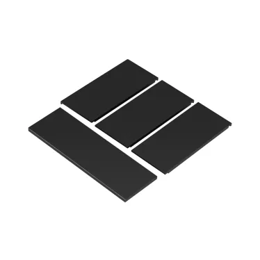 Накладка панели INTELLIGENT ARLIGHT KNX-23-4G-SUF Black (Backlightless) (IARL, IP20 металл, 2 года)