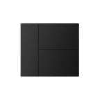 Накладка панели INTELLIGENT ARLIGHT KNX-23-3G-SUF Black (Backlight) (IARL, IP20 металл, 2 года)