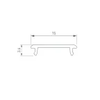 INTELLIGENT ARLIGHT Кнопочная панель KNX-304-23-IN Rose Red (BUS, Frameless) (IARL, IP20 Металл, 2 года)