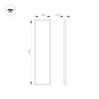 INTELLIGENT ARLIGHT Кнопочная панель KNX-304-23-IN Black (BUS, Frame) (IARL, IP20 Металл, 2 года)