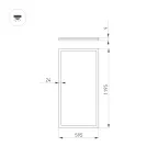 INTELLIGENT ARLIGHT Кнопочная панель KNX-304-23-IN Black (BUS, Frame) (IARL, IP20 Металл, 2 года)