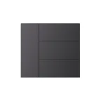 Накладка панели INTELLIGENT ARLIGHT KNX-23-4G-SUF Dark Grey (Backlightless) (IARL, IP20 металл, 2 года)