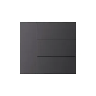 Накладка панели INTELLIGENT ARLIGHT KNX-23-4G-SUF Dark Grey (Backlightless) (IARL, IP20 металл, 2 года)