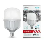 Лампа светодиодная LED 95 Вт 8800 лм 4100К цилиндр Т160 нейтральный E40 AC 220В PROMO Elementary Gauss