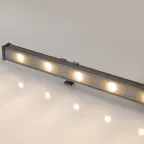 Прожектор светодиодный линейный AR-LINE-1000-12W Warm3000 (GR, 30 deg, 230V) (ARL, IP65 металл, 3 года)