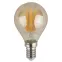 Лампа светодиодная F-LED P45-9W-840-E14 gold (филамент, шар золот, 9Вт, нейтр, E14) (10/100/3600)