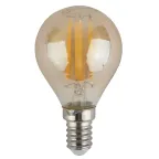 Лампа светодиодная F-LED P45-9W-840-E14 gold (филамент, шар золот, 9Вт, нейтр, E14) (10/100/3600)