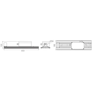 Светодиодный светильник Diora Unit Ex 180/20500 Д120 4K консоль