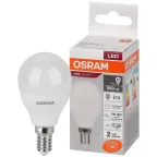                  Лампа светодиодная LED 7 Вт E14 4000К 560Лм шарик 220 В (замена 60Вт) OSRAM
               