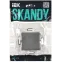 SKANDY Выключатель 1-клавишный проходной 10А SK-V02Gr серый IEK